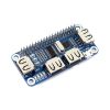 4-х портовый USB HUB HAT для Raspberry Pi