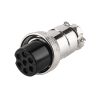 Разъём GX20, 7pin, M+F (пара)