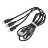 Кабель hoco X76 USB А - miсroUSB / Lightning / type-C, 1м