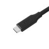 Кабель-удлинитель UGREEN male type-C - female type-C 1м черный