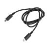 Кабель 45W Type-C - Type-C 1 м черный