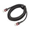 Кабель Baseus CATKLF-H91 60W type-C - type-C 2м черный