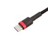 Кабель Baseus CATKLF-H91 60W type-C - type-C 2м черный