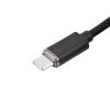Кабель Hoco U127 Type-C to Lightning с индикатором заряда 1.2m 27W черный