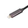 Кабель Hoco U127 Type-C to Lightning с индикатором заряда 1.2m 27W черный