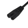 Кабель питания узкий 220V 1,2м, без вилки