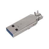 Штекер USB A 3.0, 
  на кабель, з 3-х частин, () [China]