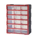 Касетниця Intertool BX-4019, 
  475х380х160 мм; 18 комірок; комірка може ділиться на 2 відсіки, () [Intertool]
