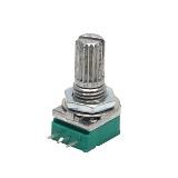 Резистор змінний RK097 50 кОм 3pin, 
  моно, 3 pin, без вимикача, () []
