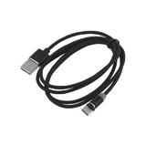 Шнур магнітний USB A - type-C, 
  чорний; довжина 1,0 м; зарядний струм до 2,4 A; тільки для зарядки, () [China]