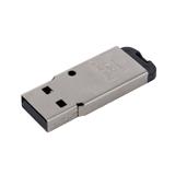 Кардридер брелок USB 2.0 - MicroSD, металл, 
  37x14x5мм, металлический корпус, можно повесить на ключи, () [China]