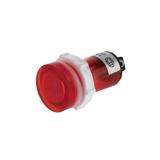 Лампа XD15-1 red, 
  220V AC, индикаторная, D=15mm, () []