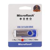 USB флешка Microflash 32Гб, синя, 
  USB 2.0; 60×18×8мм, пластик, (Блістер) [Microflash]