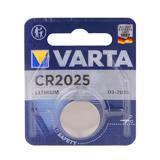 Батарейка VARTA CR2025 3V, літієва, 3 в, D20xH2, 5 мм, в блістері, (CR2025),
   [VARTA]