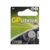 Батарейка GP CR1220 3V, литиевая, 3 В, D12.5xH2,0 мм, DL1220, (),
   [GP]