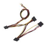 Перехідник живлення MOLEX + 3хѕата під пайку 4pin