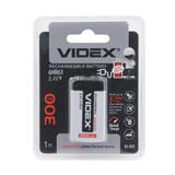 Акумулятор VIDEX 6HR61 (крона) 9V 300mAh Ni-MN