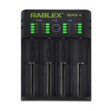 Зарядний пристрій Rablex RB404, NiCd/NiMH,Li-ion, DC type-C in 5V/2A кабель в комплекті, (Коробка),
   [Rablex]