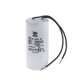 Конденсатор пусковий циліндр. 50Гц 30мкФ 450VAC, CBB-60 D45mm L100mm 5%, гнучкі виводи 120 мм, (),
   [JYUE]