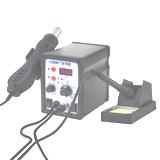 Паяльна станція HandsKit 878D з феном, 700W, 100-450*C, (),
   [HandsKit]