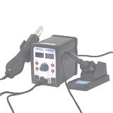 Паяльна станція цифрова YIHUA 898BD, паяльник 45W, 200-480°C, фен 650W, 100-480°C, (Коробка),
   [YIHUA]