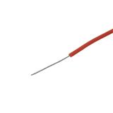 Провід монтажний, 26AWG (0,13 мм²), луджена мідь, гнучкий, червоний