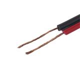 Кабель живлення 24AWG(0,16мм²), мідь, червоно-чорний
