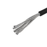 Провід монтажний, 12AWG (3,4 мм²), гнучкий, луджена мідь, чорний