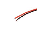 Кабель живлення 24AWG(0,2мм²), мідь, червоно-чорний