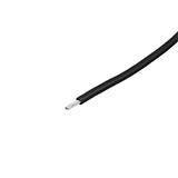Провід монтажний, 20AWG (0,5 мм²), луджена мідь, гнучкий, чорний