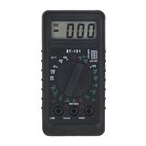 Мультиметр цифровий DT-181, 100х50мм, вимірювання V, A, R, діод, тест транзисторів, (Блистер),
   [China]