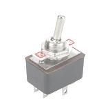 Тумблер KN3-3 ON-ON, 250V, 3a, вкл.- вкл., 6 pin, 2 положення, 28x20mm D12mm, (),
   [China]