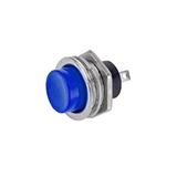 Кнопка без фіксації DS-212, синя, 125 в; 3 а; норм. розімкнута; габарит: D19xh25 мм; посадка: D16xh20 мм, (),
   [China]