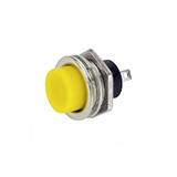 Кнопка без фіксації DS-212, жовта, 125 в; 3 а; норм. розімкнута; габарит: D19xh25 мм; посадка: D16xh20 мм, (),
   [China]