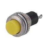 Кнопка без фіксації DS-316, жовта, 250 В; 0,5 А; норм. розімкнута; габарит: D13xh25 мм; посадка: D10xh20 мм, (),
   [China]