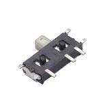 Перемикач повзунковий MSK-12c01-07, кутовий, 7, 8x5, 2xh2, 0мм, 3pin, 0,5 А, 30В, ON-ON, 2 положення, SPDT, шток 1,5 мм, SMD, (),
   [China]