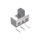 Перемикач повзунковий SS12D06G5, кутовий, 13x17xH7, 0мм, 3pin, 3А, 250В, ON-ON, 2 положення, SPDT, шток 5мм, (),
   [China]
