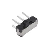 Перемикач повзунковий MK22D18G2, кутовий, 9x5,5xH6, 5мм, 6pin, 0,3 А, 50В, ON-ON, 2 положення, DPDT, шток 2,5 мм, (),
   [China]