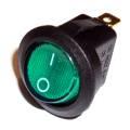 Выключатель с подсветкой 12V green