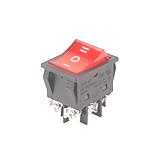 Вимикач подвійний KCD2( KCD-212n), жовтий, 250 в; 15 а; вкл-викл; 6pin; габарит: 32х25х39 мм; посадка: 30x21, 5xh30 мм, (),
   [China]