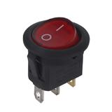 Вимикач KCD1-101N-8, червоний, 250 в; 6 а; вкл-викл; 3pin; габарити: D23x29 мм; посадка: D21x23 мм, (),
   [China]