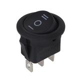 Перемикач KCD1-8-103 (On-Off-On), 250V, 6A, вкл-викл-вкл, 3pin, 21x17mm, чорний, (),
   [Daier]