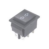 Перемикач без фіксації KCD4, чорний, 250 в; 15 а; вкл-викл-вкл; 6pin; габарит: 31х25х35мм; посадка: 28х21хһ26мм, (),
   [China]