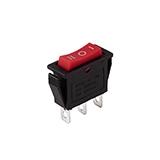 Переключатель QY603-101 ON-OFF-ON, красный