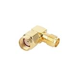Переходник штекер RP-SMA - гнездо RP-SMA, 90°