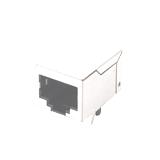 Гніздо RJ45 металеве, кутове, монтажне, 21.3x15.8x13.7мм; 8pin; шаг2.54; Ucc=125V 1.5 A; RJ45GE, (),
   [GH]