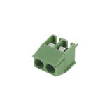 Клеммник CY350V-3.5-02P, зелёный