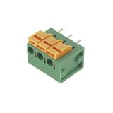 Клеммник зажимной WJ142V-5.08-03P-14G-00A, 3 контакта