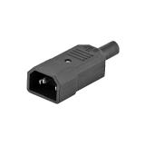 Гнездо питания С14 компьютерное, 3pin, на кабель