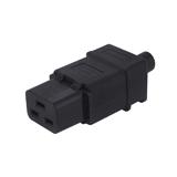 Гнездо сетевое SS-809, на кабель 3pin